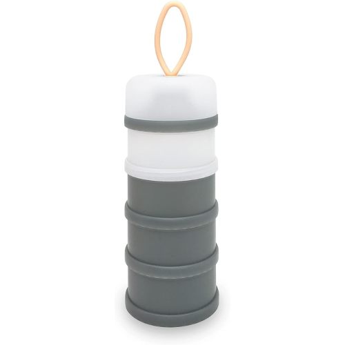 Baby Formula Container, Formula Dispenser, Portable Milk Powder Dispenser Container, Baby Feeding Travel Storage Container, Non-Spill Stackable Baby Snack Storage Container, BPA Free, 4 Layers