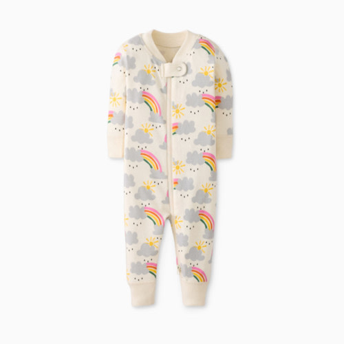 Hanna Andersson Baby Organic Cotton Footless Sleeper - Rainbows, 3-6 M