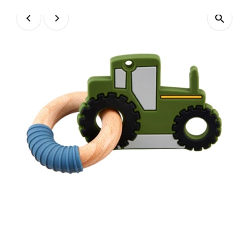 Silicone Tractor Teether