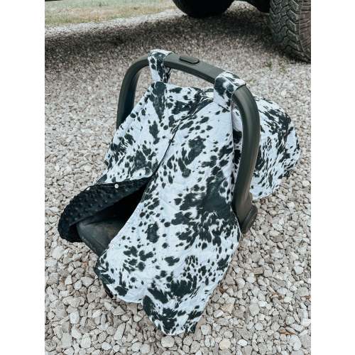 Speckled Cow Car Seat Cover