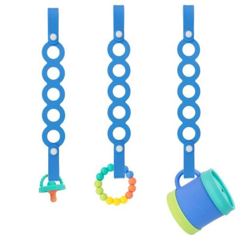 Morepeas Baby Toy And Cup Strap - Blueberry - 1pc