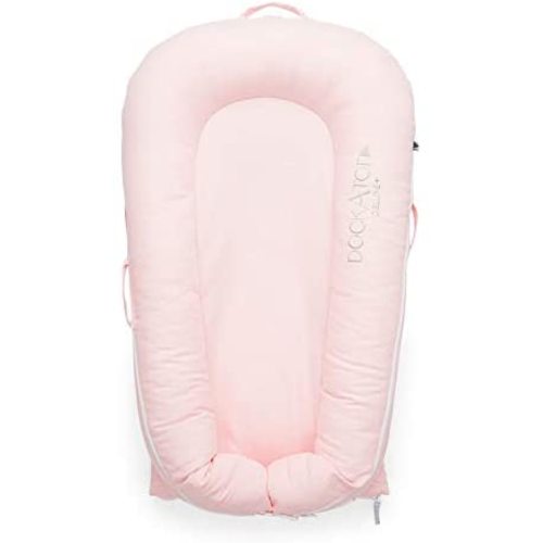 DockATot Deluxe+ Dock - The All in One Portable & Lightweight Baby Lounger - Suitable from 0-8 Months (Strawberry Cream)