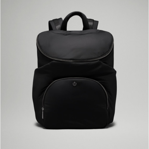 New Parent Backpack 17L- black/silver drop