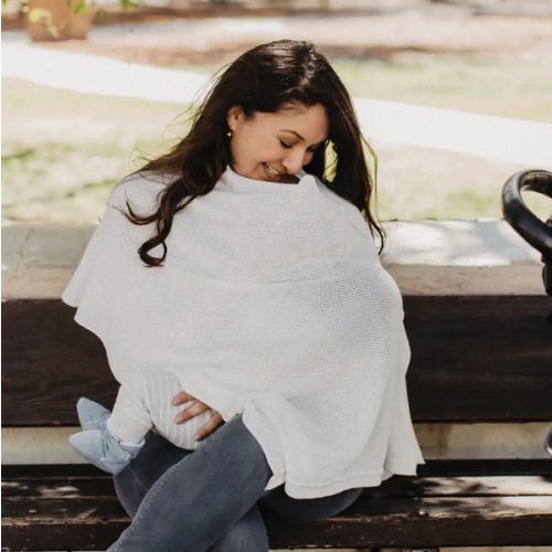 The Ivory Cocoon™ Breathable Nursing Cover