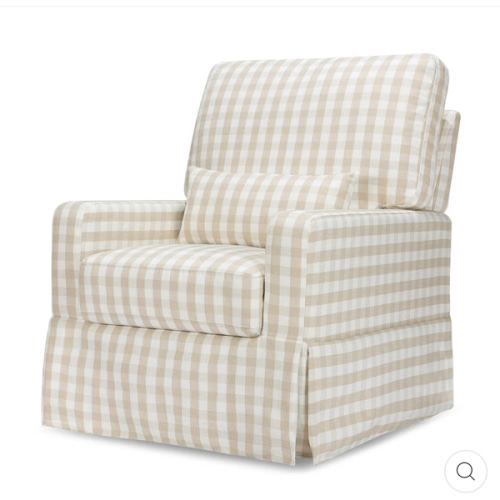 Namesake Crawford Pillowback Comfort Swivel Glider | Modern Nursery™