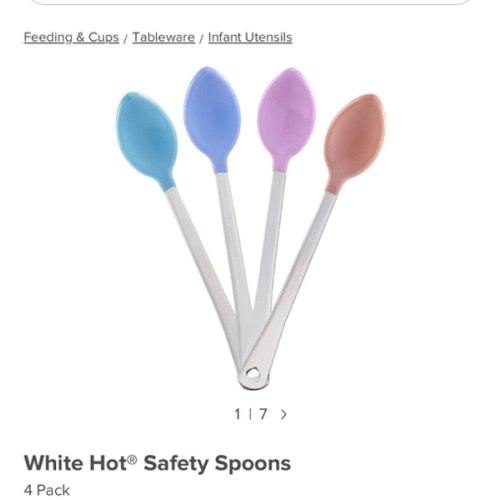 White Hot® Safety Baby Spoons, 2pk| Munchkin