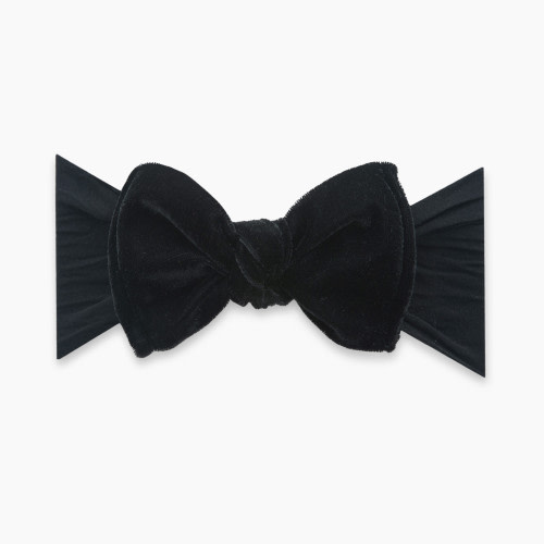 Baby Bling Velvet Knot - Black