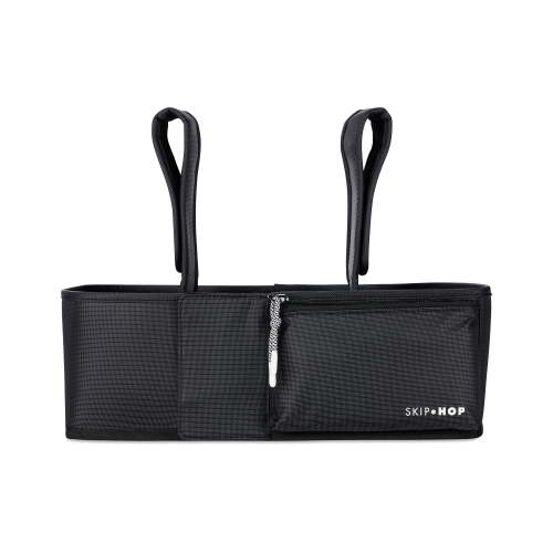 Skip Hop Ultimate Stroller Organizer with Adjustable Straps for Adults, Black