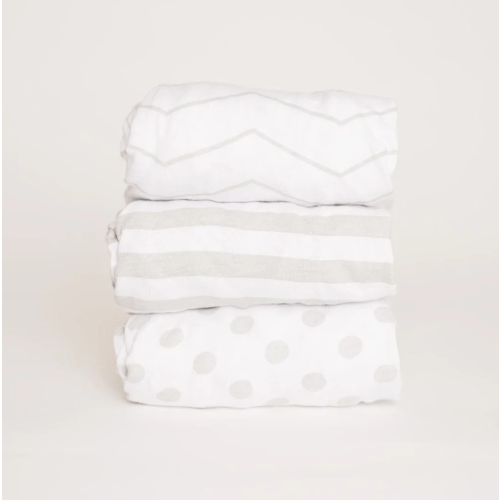 Gray Changing Pad Cover Set