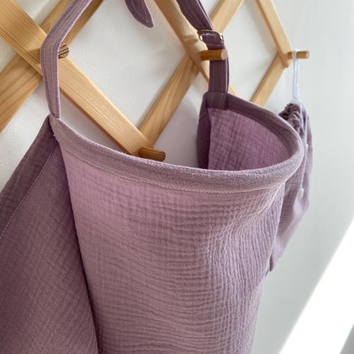 Muslin Breastfeeding Purple apron, Muslin Breastfeeding cover, Pregnancy Gift, Breastfeeding shawl, Breastfeeding Apron baby shower gift