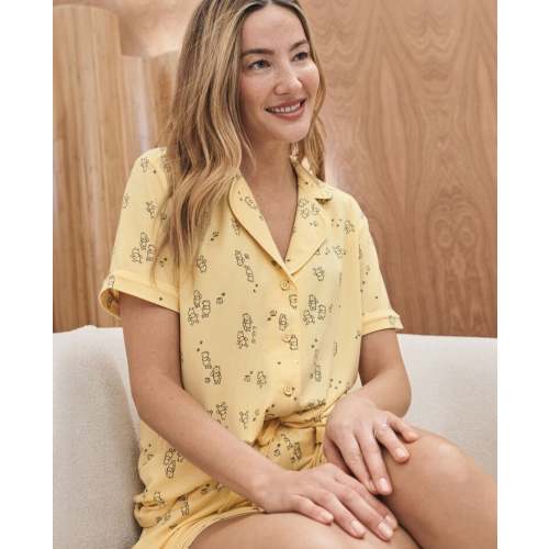 Women's Disney Winnie the Pooh Short Sleeve Pajama Set in HannaSoft™ | Hanna Andersson