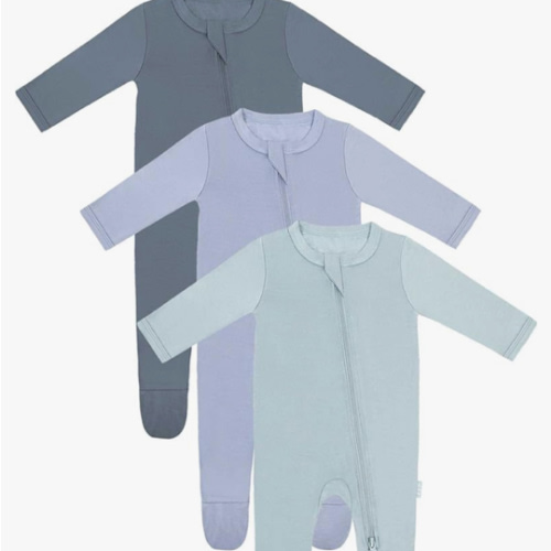 RRP Unisex Baby Footies Pajamas,Rayon Derived From Bamboo,Buttery Soft Sleep 'N Play PJs,2-Way Zipper Closure,0-18 Months