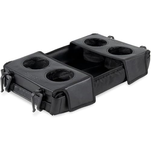 WONDERFOLD Flex Snack Tray for W2 Stroller Wagon with Convertible Cup Holders & Adjustable Sidewalls to Maximize Space, Easy to Install, Easy to Clean