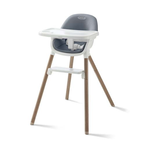 Graco Ready2Dine DLX 4-in-1 High Chair for Baby and Toddler, Pristine, Blue