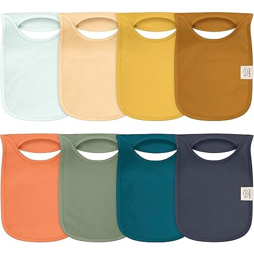 8-Pack Baby Bibs for Boys, Girls - Pullover Bibs for Baby Girl, Baby Boy, Baby Girl Bib, Baby Boy Bibs, Baby Bandana Bibs, Baby Bibs For Drooling And Teething, Infant Bibs,Newborn (Eclipse)