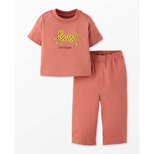 Baby Graphic T-Shirt & Wide Leg Pants Set | Hanna Andersson