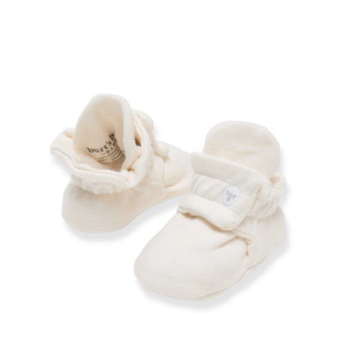 Solid Adjustable Organic Baby Booties | Burt's Bees Baby™