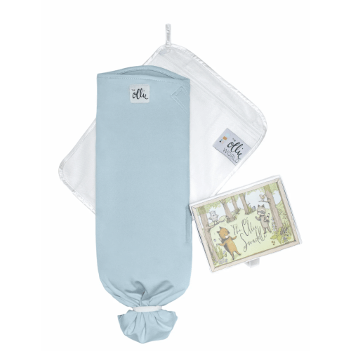 The Ollie® Swaddle in Sky Blue
