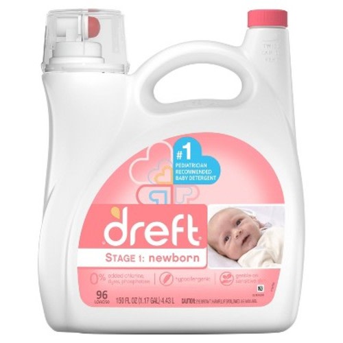 Dreft Stage 1: Newborn Liquid Laundry Detergent