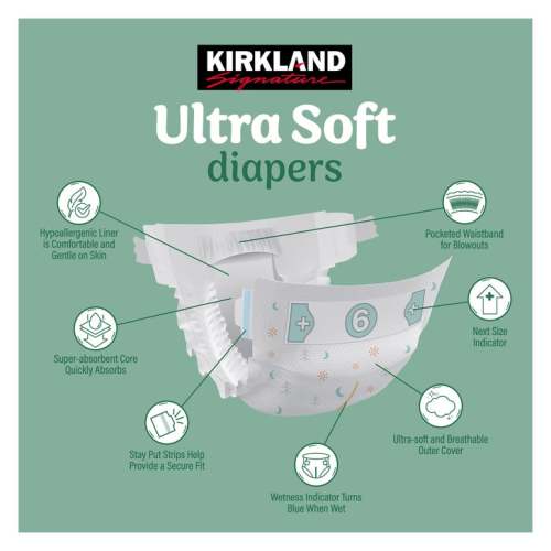 Kirkland Signature Diaper Sizes 3-7 | Costco