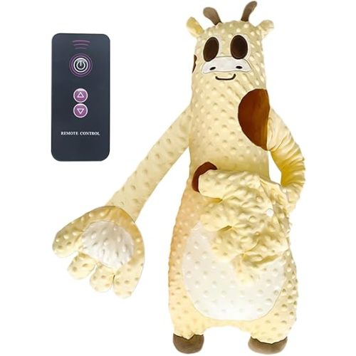 Baby Sleeping Doll with Soothing Palm Pad, Electric Baby Hand Pillow with Remote Control, Sleep Aid Companion Cartoon Patting Hand for Baby