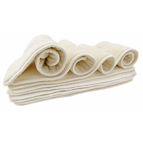 Nora's Nursery Baby Cloth Pocket Diapers Inserts 10 Pack