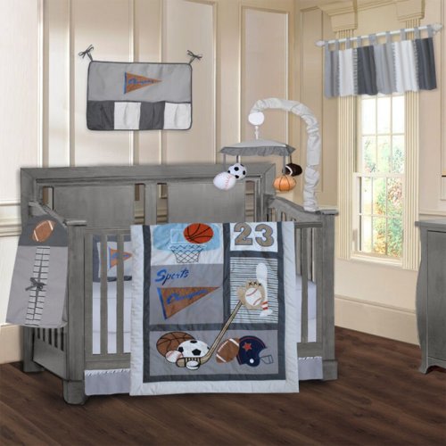 Zoomie Kids Knutsen Champion 9 Piece Crib Bedding Set & Reviews | Wayfair