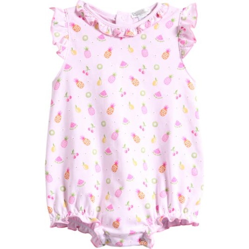 Print Pima Cotton Bubble Bodysuit, 6-9M