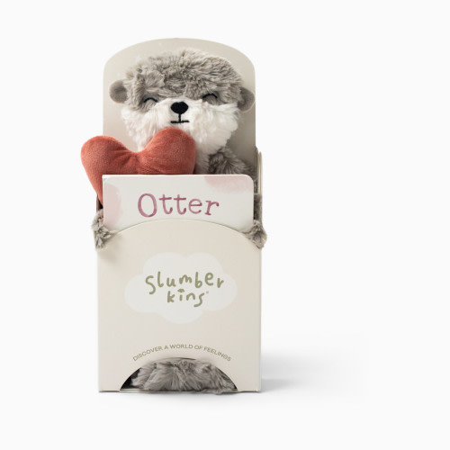 Slumberkins, Inc. Plush Snuggler & Book Bundle - Otter's Building Connections