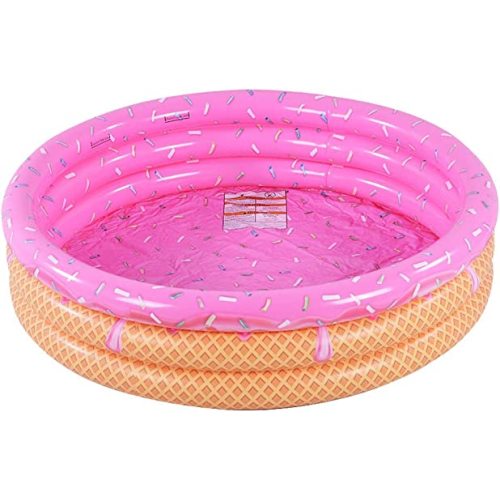 Kiddie Pool, Watermelon Hamburger Ice Cream Inflatable Pool, Water Pool in Summer, Pit Ball Pool of 45 Inches
