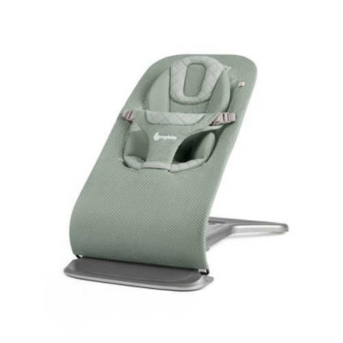 Ergobaby Evolve Baby Bouncer, Color: Sage green mesh