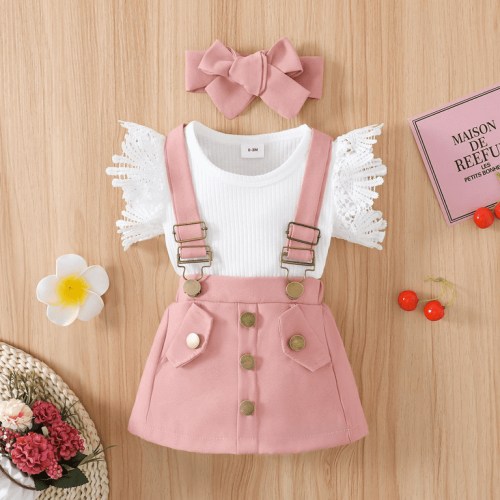 PatPat Baby Girl Clothes, 0-3 Months