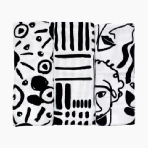 Etta Loves Sensory Muslin 3-pack - Drawing