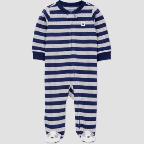 Carter's Just One You® Baby Dog Striped Sleep N' Play - Navy Blue