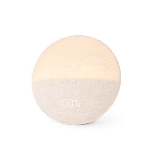 Fabric Alarm Clock - White - One Size