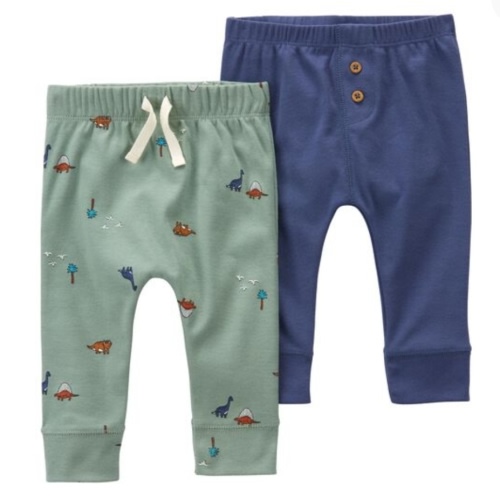 Green/Blue Baby 2-Pack Pull-On Pants | carters.com
