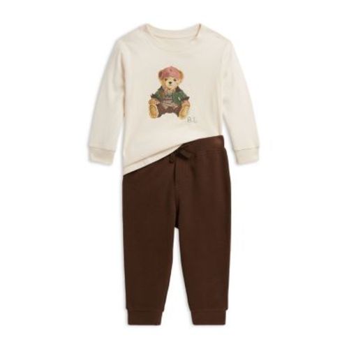 Polo Boys' Polo Bear Cotton Tee & Jogger Pants - Baby