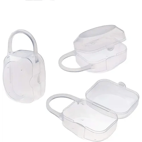 $5.99 For 3 Accmor Pacifier Cases, Pacifier Container, Baby Pacifier Holder Box for Travel, BPA Free, 3 Pack