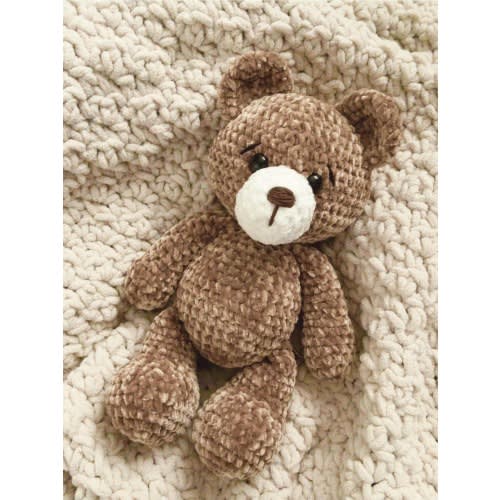 Crocheted Teddy Bear | Soft | Snuggly | Baby Gift | Baby Shower | Keepsake | Handmade