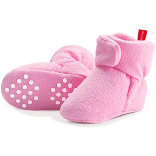 Baby Fleece Booties Newborn Unisex Booties Non-Slip Newborn Infant First Walkers Warm Shoes House Slippers for Baby Boys & Baby Girls Toddlers
