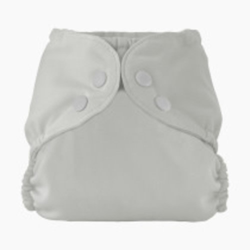 Esembly Recycled Diaper Cover (Outer) + Swim Diaper - Dove, Size 1 (7-17 Lbs)
