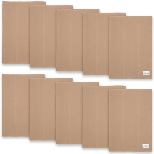 Comfy Cubs Burp Cloths - 10 Pack - Cedar