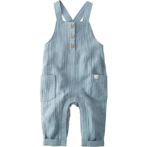 little planet by carter's unisex-baby Baby Organic Cotton Gauze Overall Jumpsuit