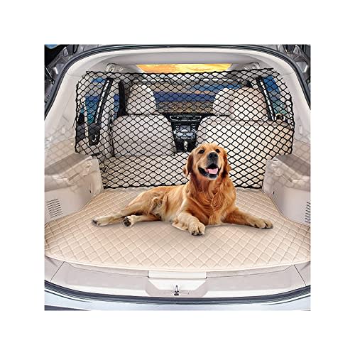 Car Dog Net Barrier 47" Pet Restraint Net Vehicle Safety Backseat Divider for Driving Safely with Children & Pets, Universal for Cars, SUVs - Easy Install