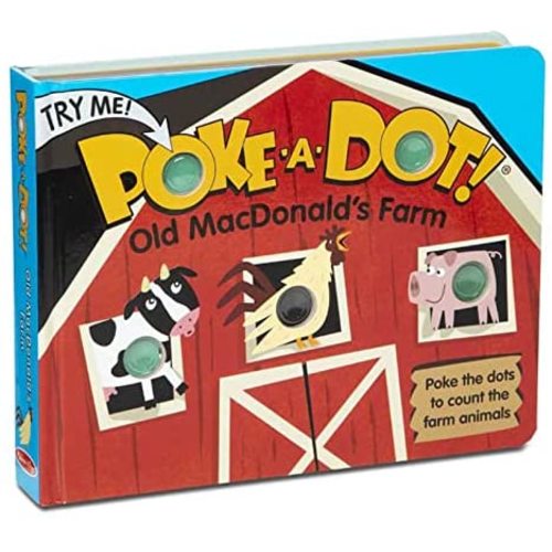 Melissa & Doug Children's Book - Poke-a-Dot: Old MacDonald’s Farm (Board Book with Buttons to Pop)