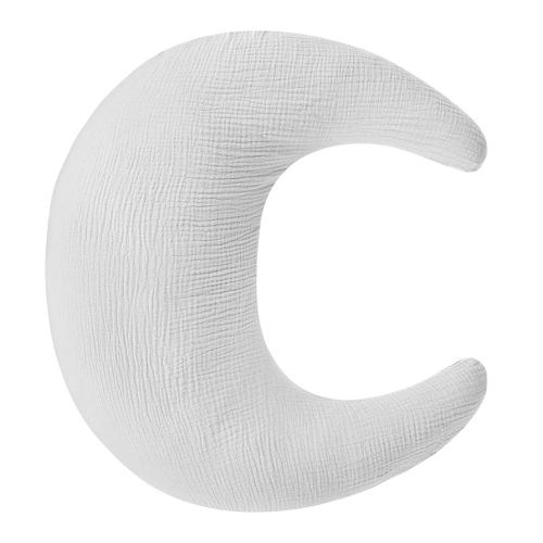 SWESEN Nursing Pillow Cover, Soft Removable Cover for Breastfeeding Pillows, Pillow Slipcover for Baby Boys and Girls, Comfortable & Breathable, Gray, Washable (Only Cover)