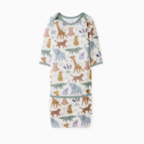 Little Sleepies Infant Gown - Sweet Safari, One Size