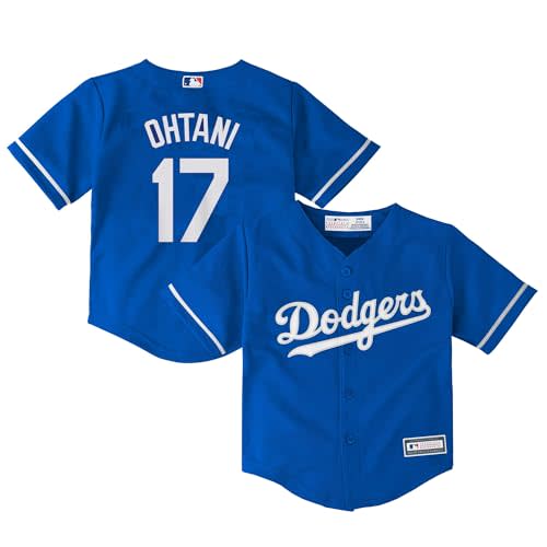 Outerstuff Shohei Ohtani Los Angeles Dodgers MLB Baby Infants 0-24 Months Blue Alternate Player Jersey