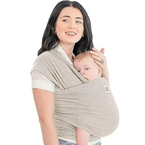 KeaBabies Baby Wrap Carrier - All in 1 Original Breathable Baby Sling, Lightweight,Hands Free Baby Carrier Sling, Baby Carrier Wrap, Baby Carriers for Newborn, Infant, Baby Wraps Carrier (Stone Gray) : Baby