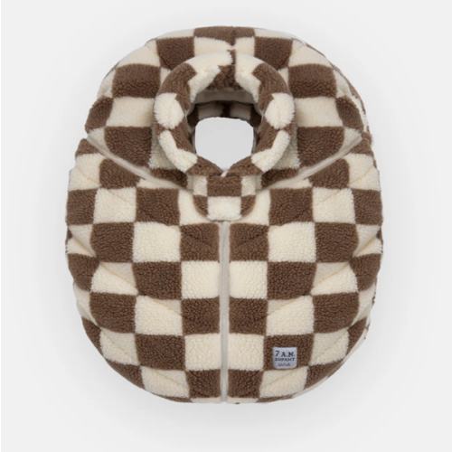 Car Seat Cocoon - Checker Berber